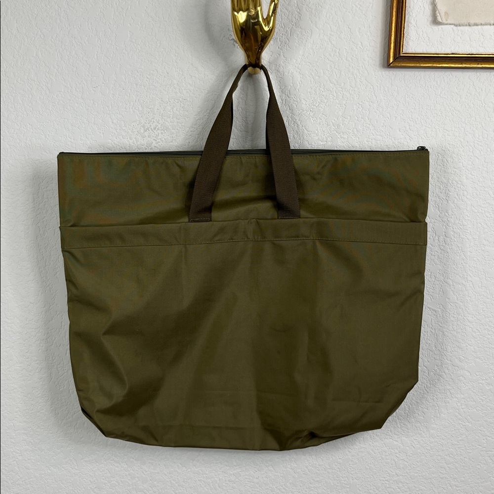 Sazaby Japan Military Helmet Bag Olive Green Men’s Oversized Tote Bag - Picture 7 of 10